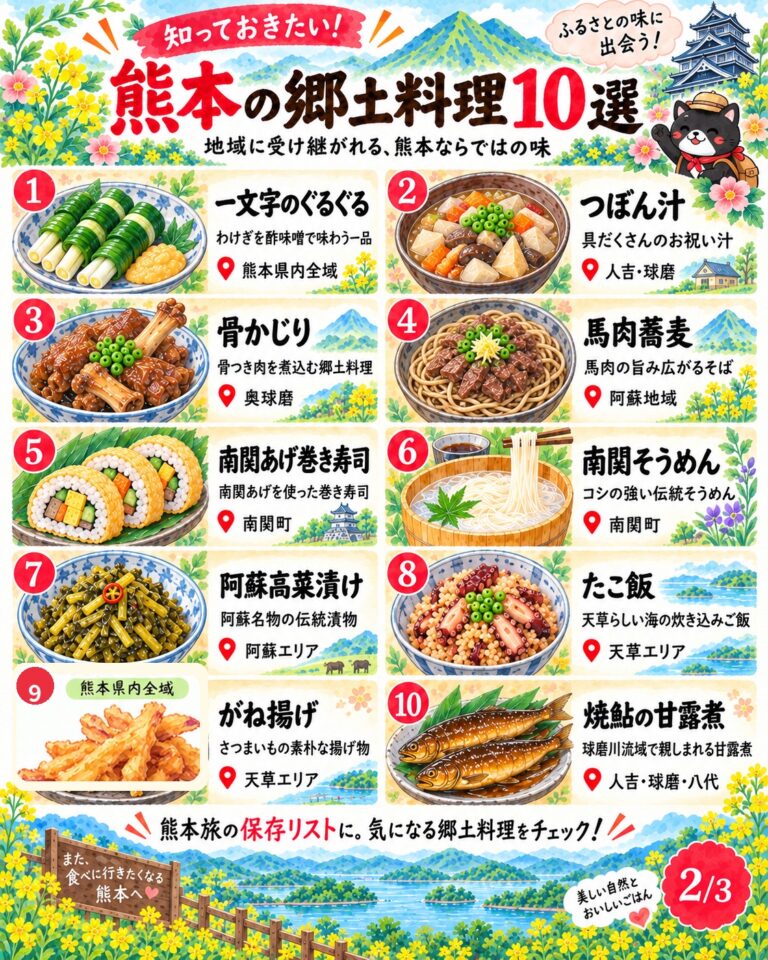 熊本の郷土料理10選
