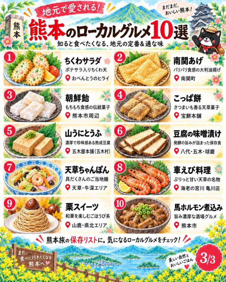 熊本のローカルグルメ10選