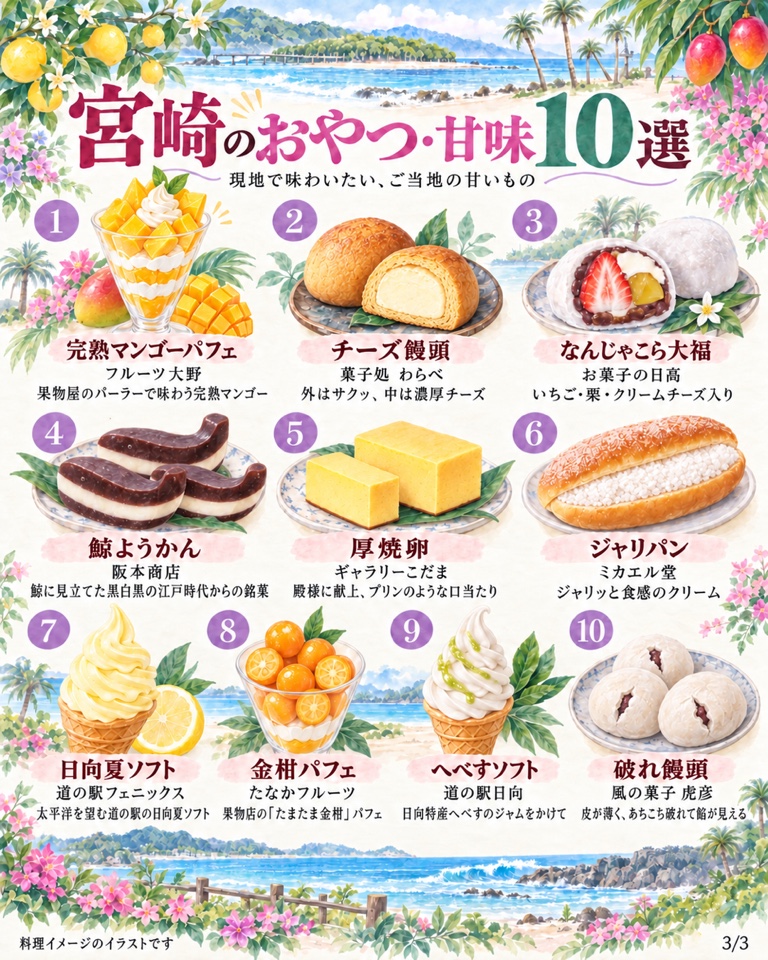 宮崎のおやつ・甘味10選