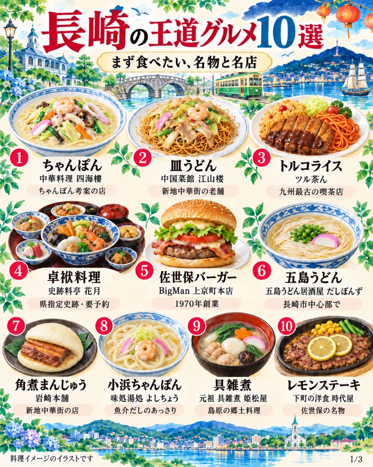 長崎の王道グルメ10選