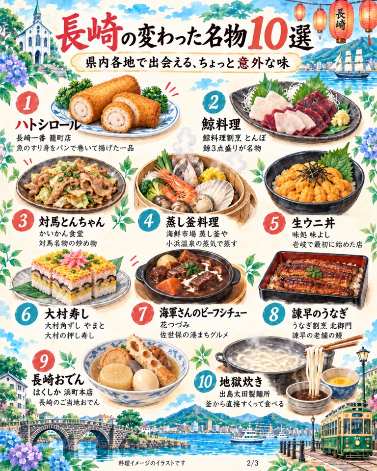 長崎の変わった名物10選