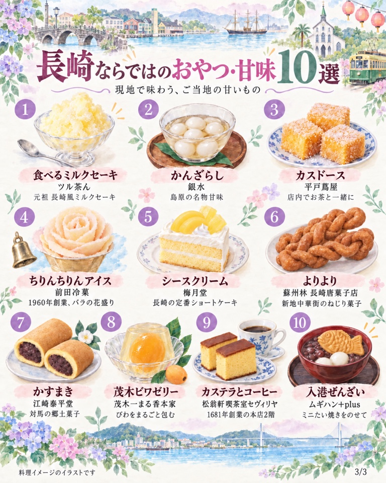 長崎ならではのおやつ・甘味10選