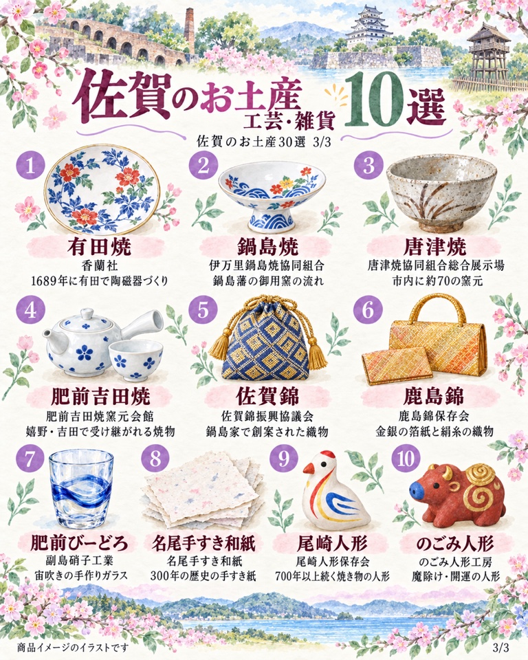 佐賀のお土産 工芸・雑貨10選